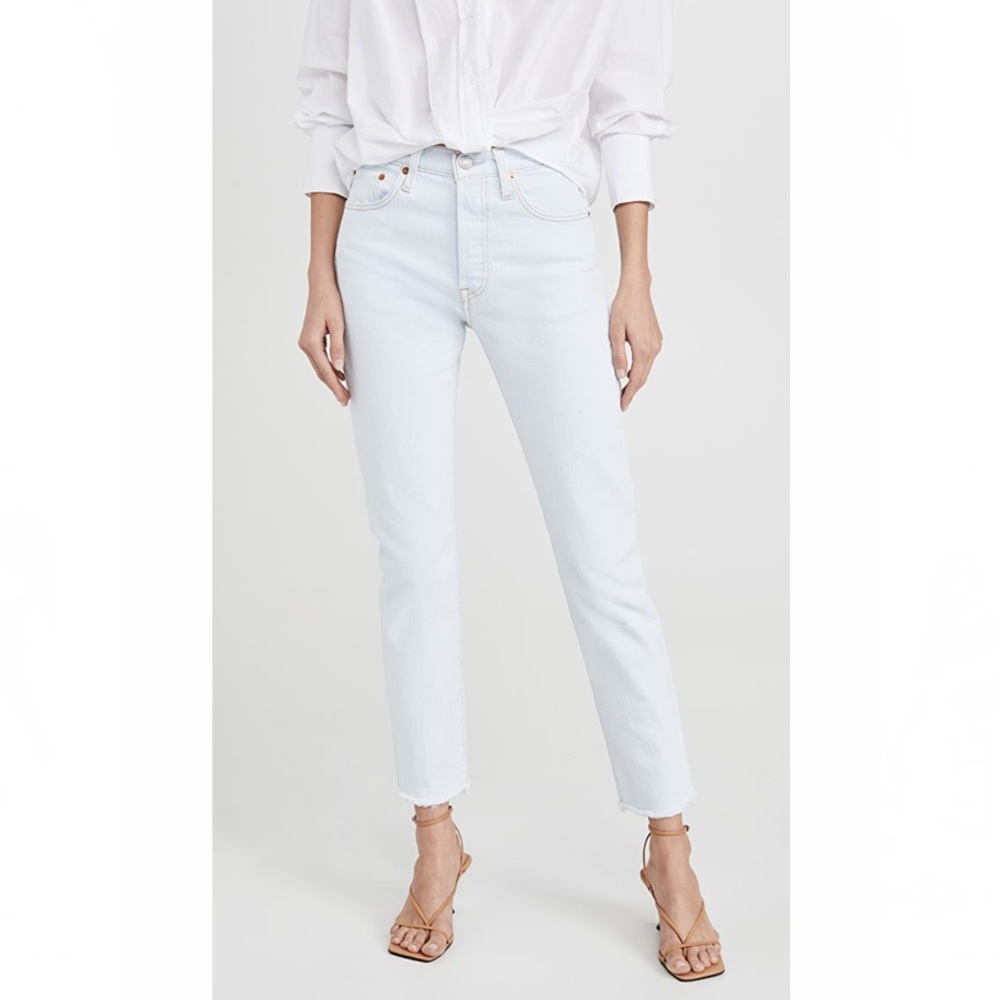 NEW Levi’s 501 Skinny Jeans Faint Hearted - 24x28